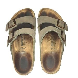 Stone Two strap birkenstocks